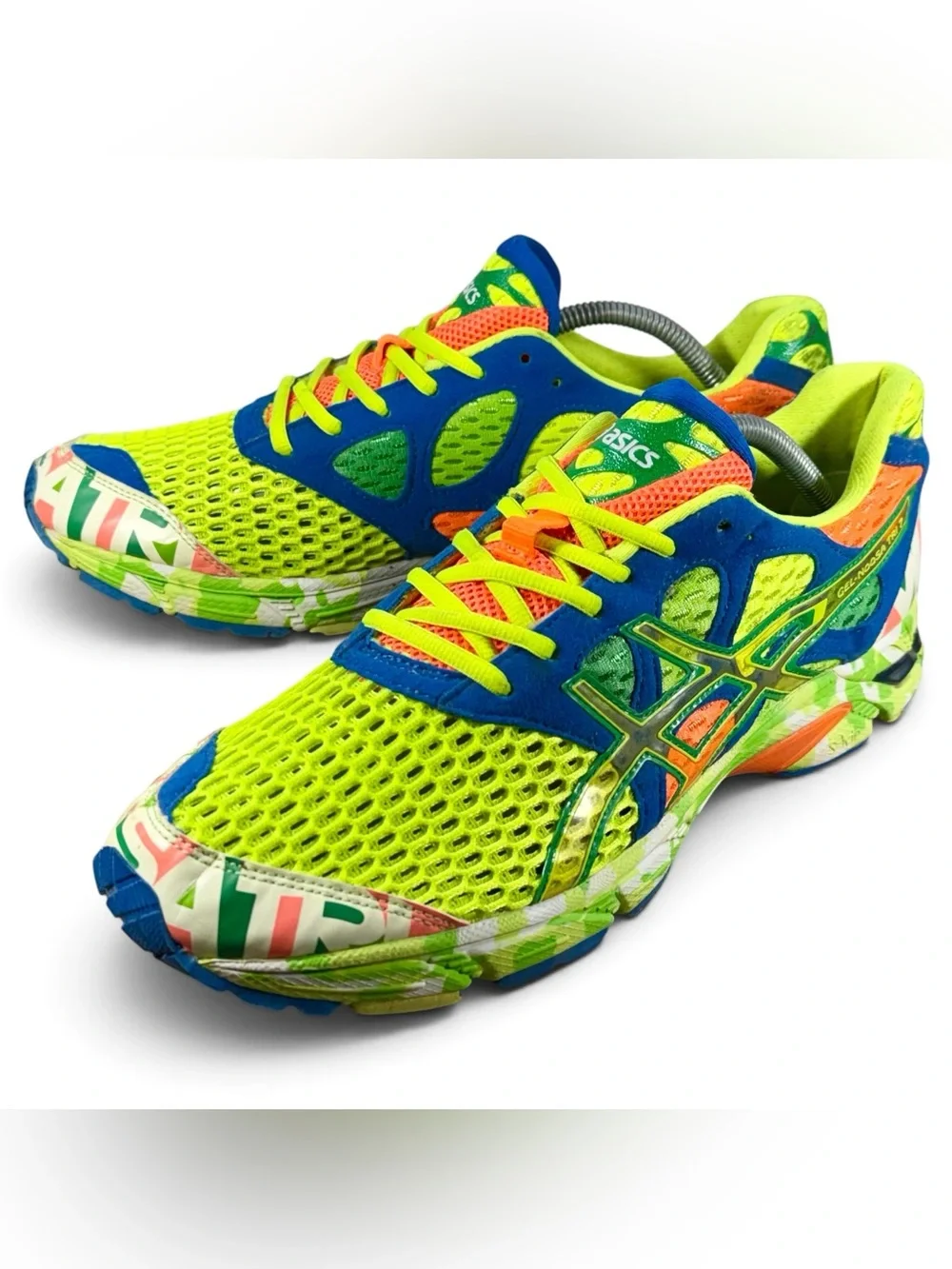 Asics Gel Noosa Tri 7 Neon Tropic Yellow Green Orange Men’s Size 10